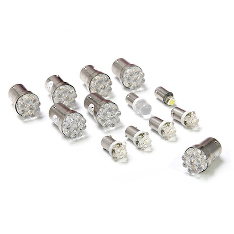 SD-6466-INT-WH 1964-66 Mustang Interior LED Light Kit (Standard Interior)
