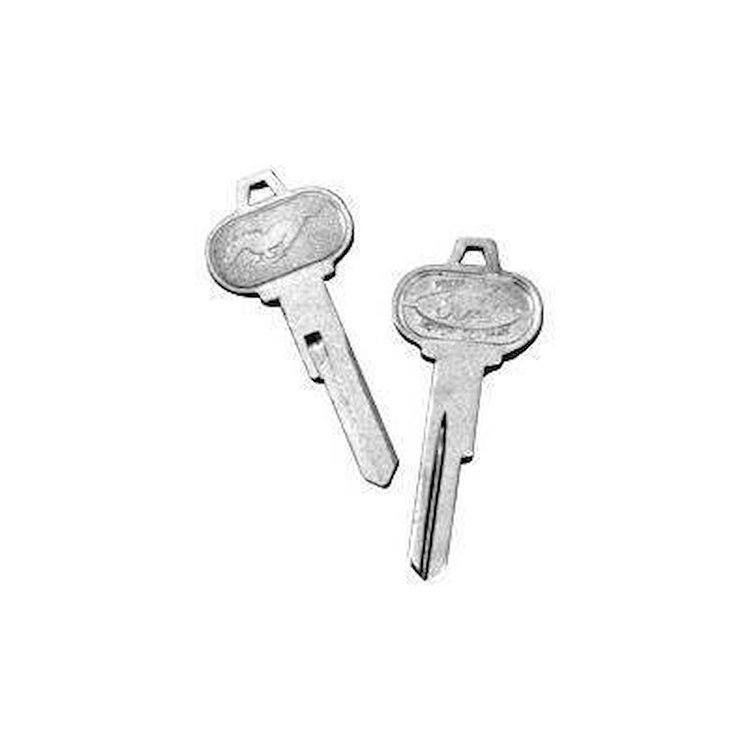 C5ZZ-6543562-B 65-66 Original Pony Key Blank (Trunk/Glove)
