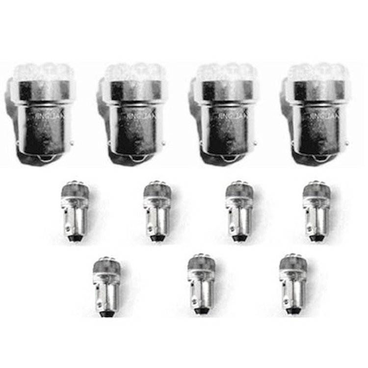 SD-6768-INT-WH 1967-68 Mustang Interior LED Light Kit