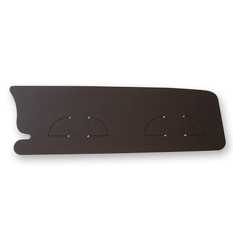 C7ZZ-6511228-A 67-68 Trunk Filler Board (Black Chipboard)