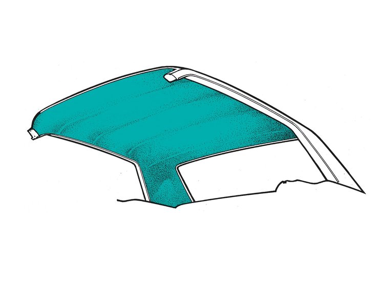 65-68 FASTBACK HEADLINER