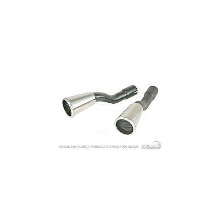 GT Exhaust Trumpets 1965-1966 Ford Mustang