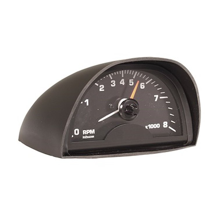 Hood-Mounted Tachometer 8000 RPM for 1965-1970 Ford Mustang [Black]