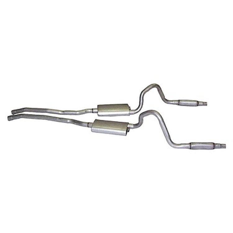 Dual Exhaust System Kit 1965-1966 Ford Mustang