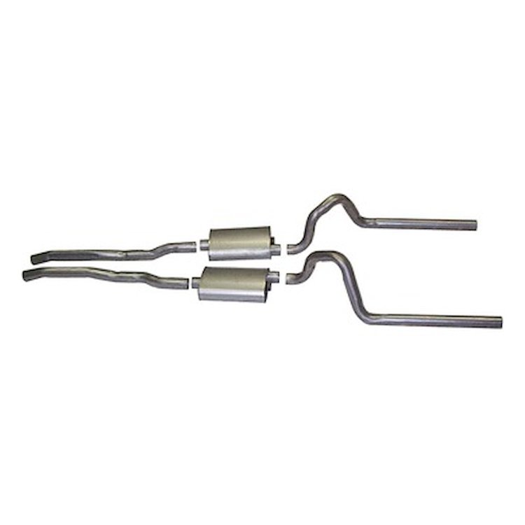 Dual Exhaust System Kit 1965-1966 Ford Mustang