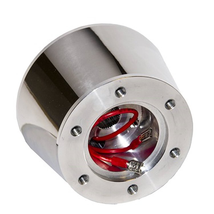 Steering Wheel Column Adapter with Double Connector for 1968-1973 Ford Mustang [6-Hole, Billet]