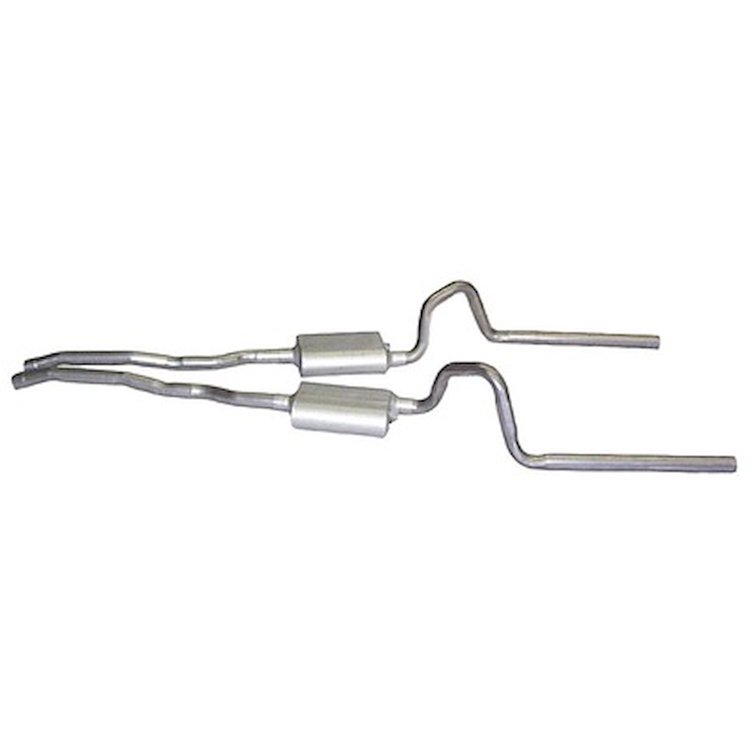 Dual Exhaust System Kit 1965-1969 Ford Mustang