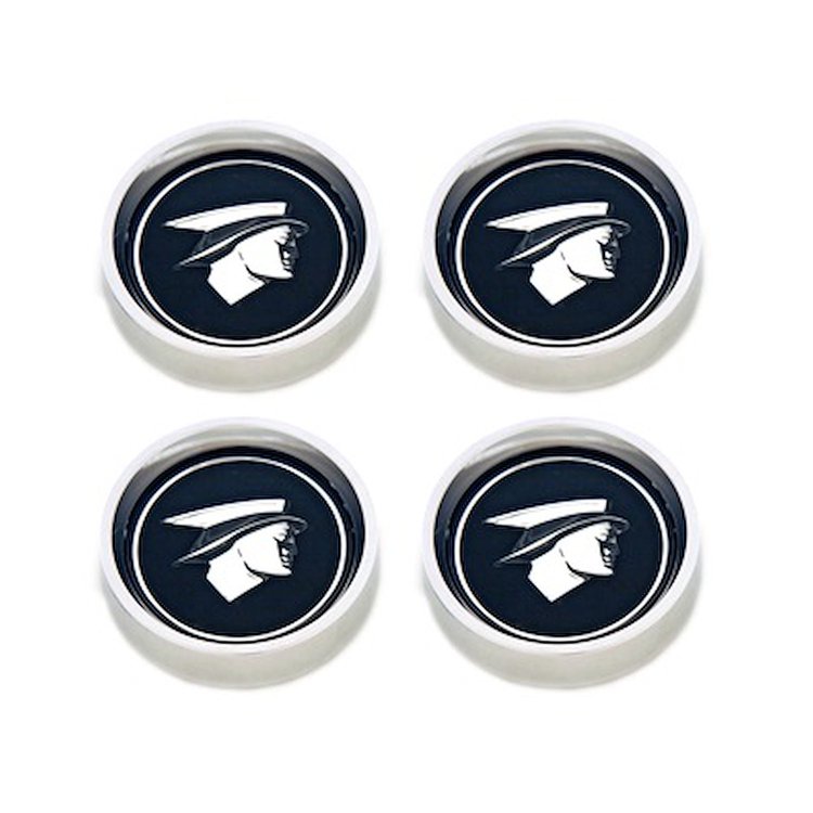 C7WY-1130-BLK 67-68 Original Cougar Hub Caps (Set, Black)