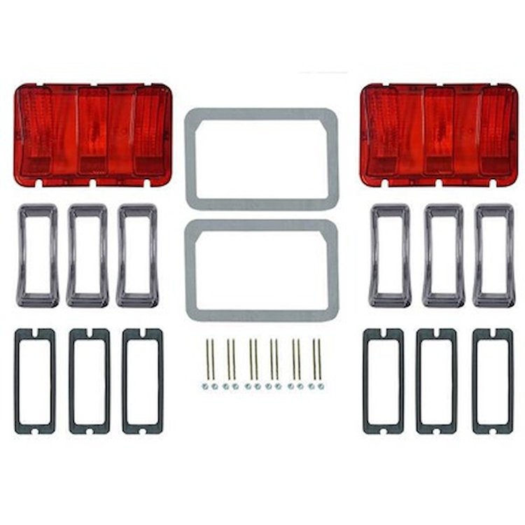 Tail Light Bezel & Lens Master Kit 1967 Ford Mustang