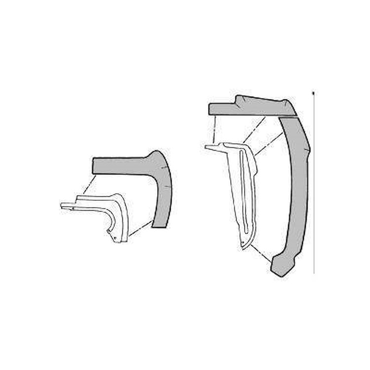 C7ZZ-16A572-A Front Fender Splash Shield Kit