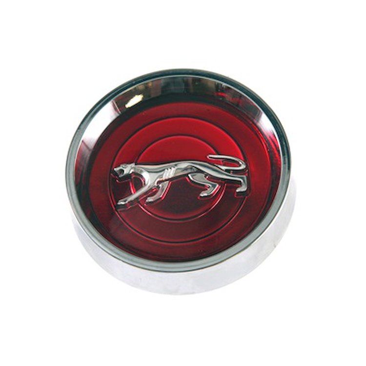 C9WY-1130-RED 69-70 Cougar Original Hubcaps Set (Red)