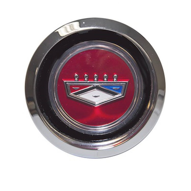 C9OZ-1130-RED 1969-73 Ford Magnum Hub Cap, Red