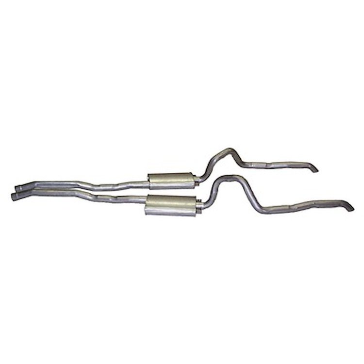 Dual Exhaust System Kit 1971-1973 Ford Mustang