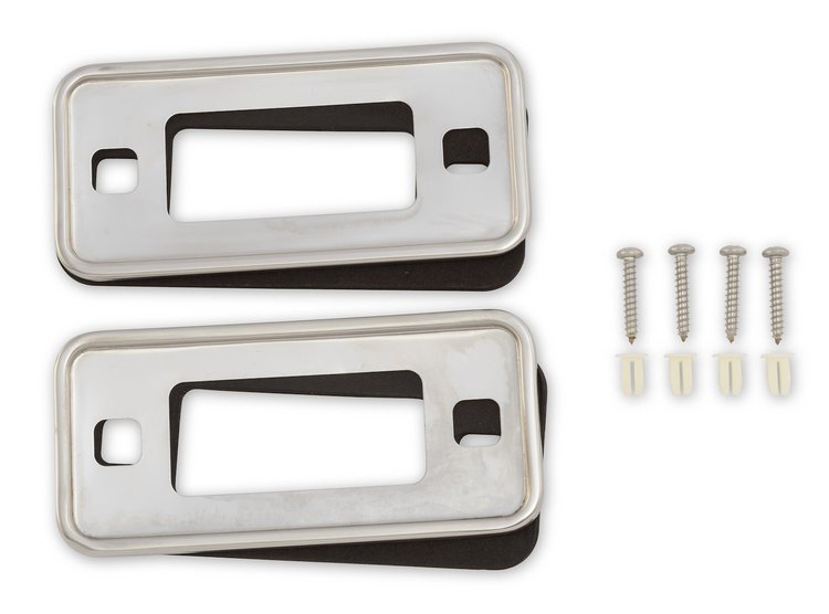 D0UZ-15A460-S Bronco Reflector Bezels (Stainless)