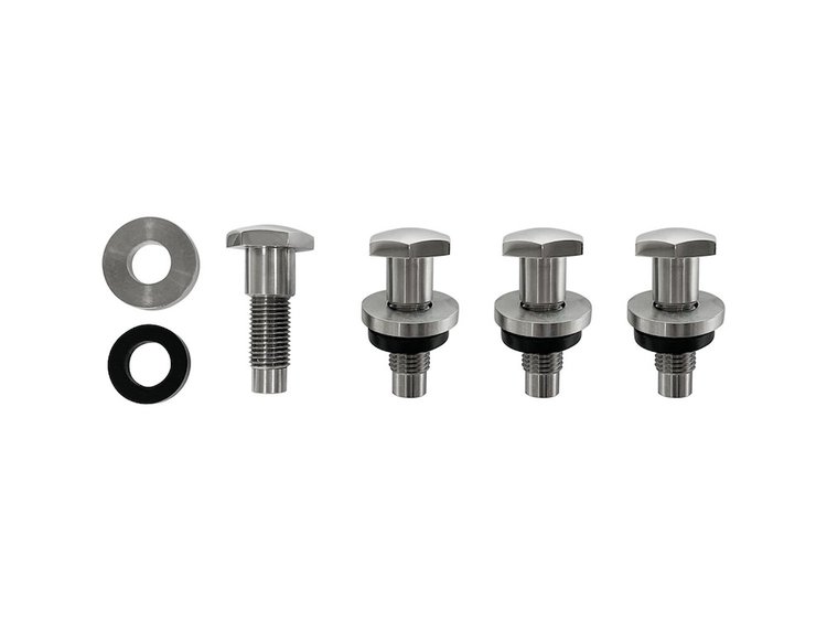 382627-AK Seat Belt Bolt Kit Stainless Steel