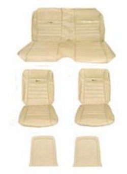 66FB-P-FULL-PR 1966 Pony Upholstery-Parchment