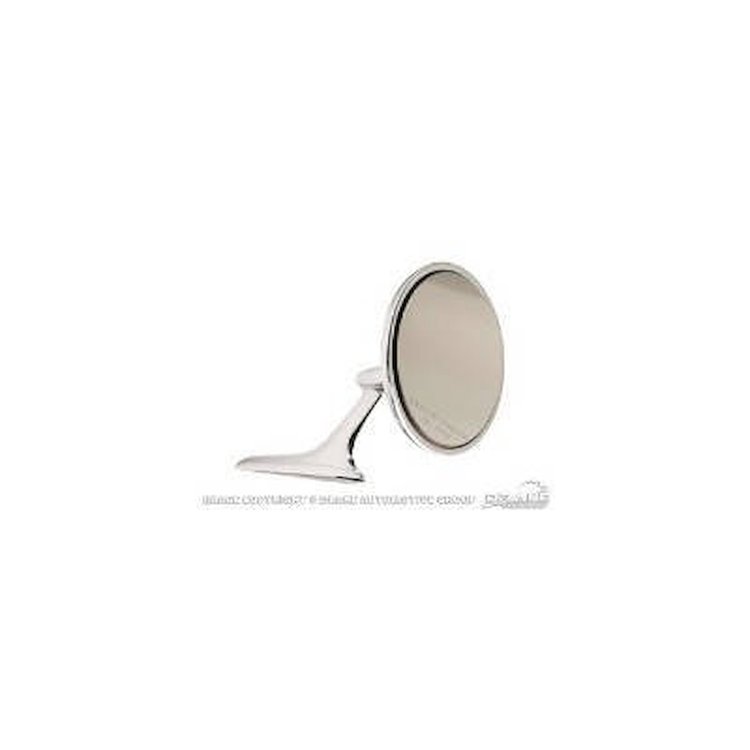 Non-Remote Round Door Mirror 1964-1965 Chevy Chevelle