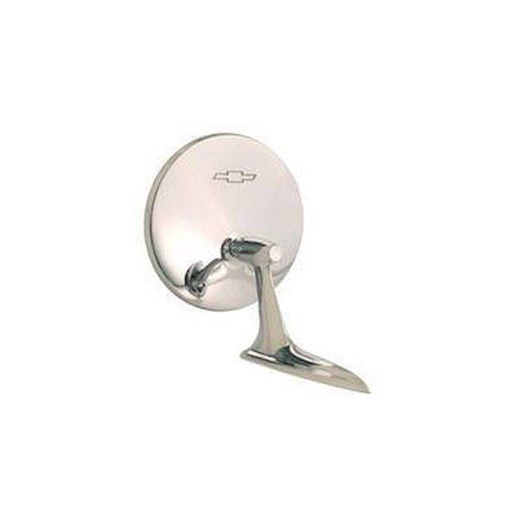 Non-Remote Round Door Mirror 1964-1965 Chevy Chevelle