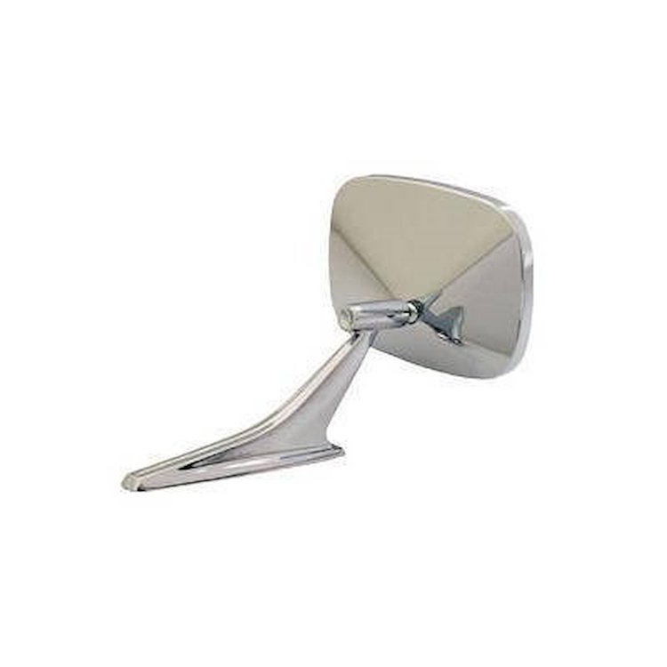 Non-Remote Square Door Mirror 1968-1969 Chevy Camaro