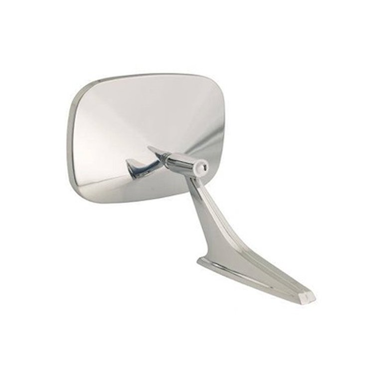 Non-Remote Square Door Mirror 1968-1969 Chevy Camaro