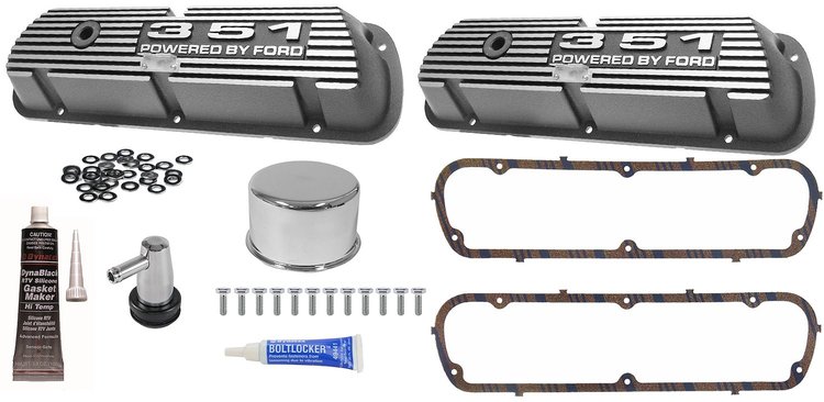 Custom Valve Cover Kit for Ford 351 Engines