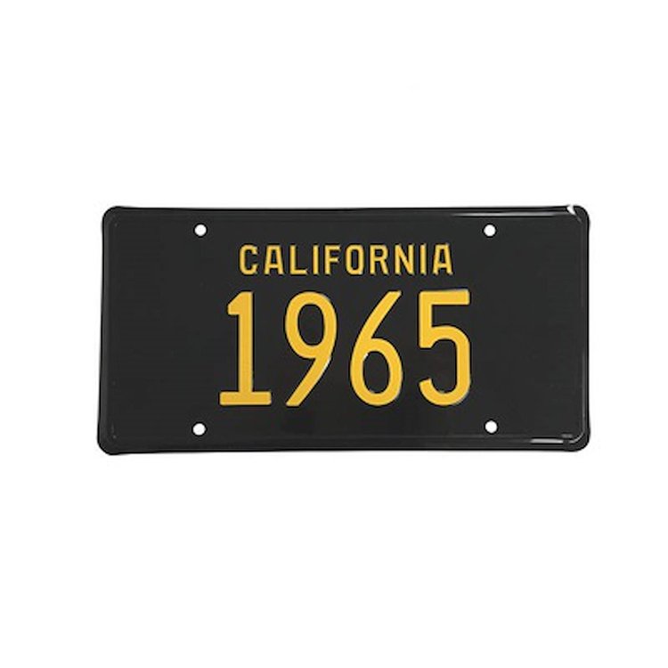 ACC-LP-65C 1965 California License Plate