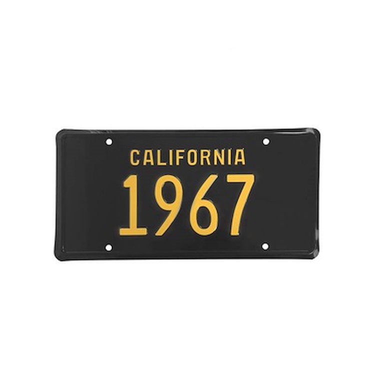 ACC-LP-67C 1967 California License Plate