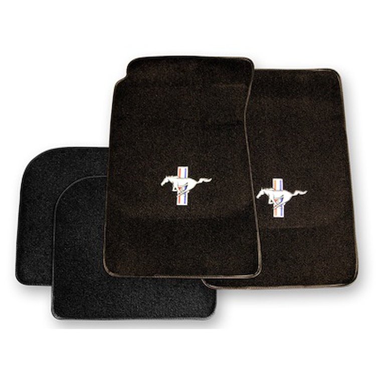 ACC-FM-CPFB-BK Custom Full-Size Carpet Floor Mats [Black]