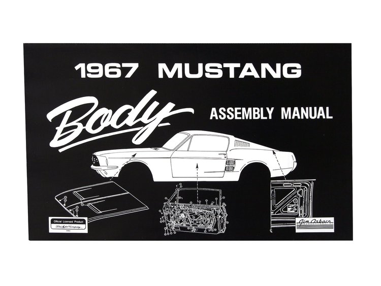 Body Assembly Manual for 1967 Ford Mustang