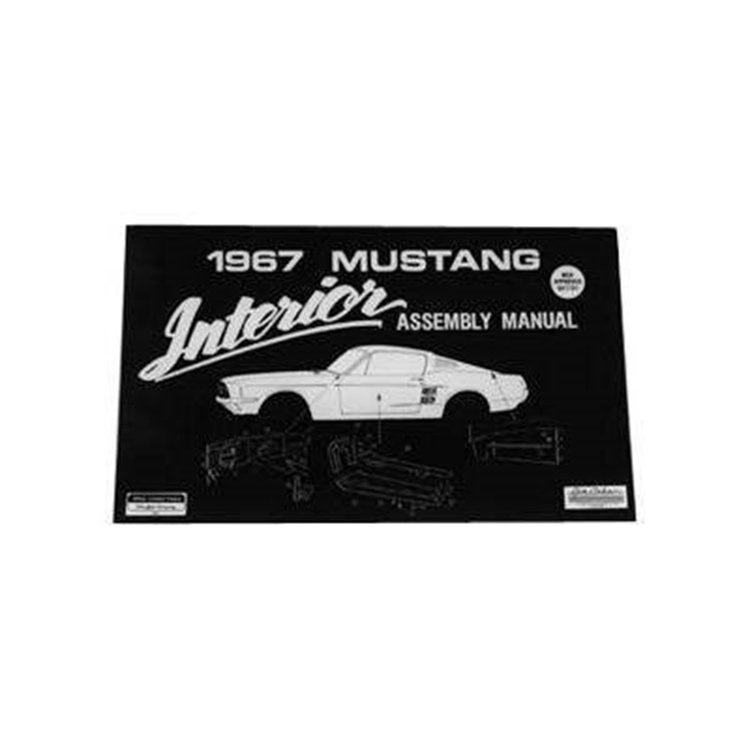 Interior Assembly Manual for 1967 Ford Mustang