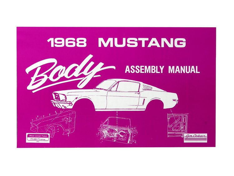 Body Assembly Manual for 1968 Ford Mustang
