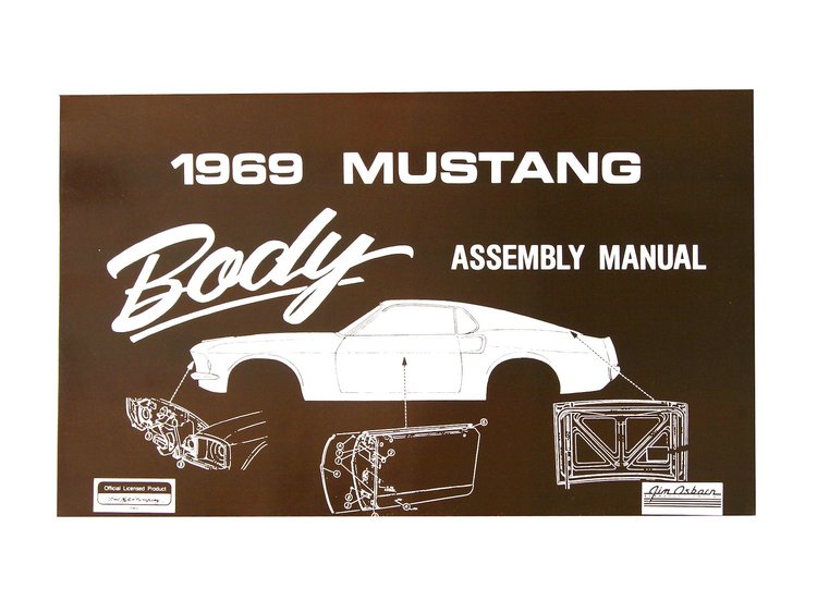Body Assembly Manual for 1969 Ford Mustang