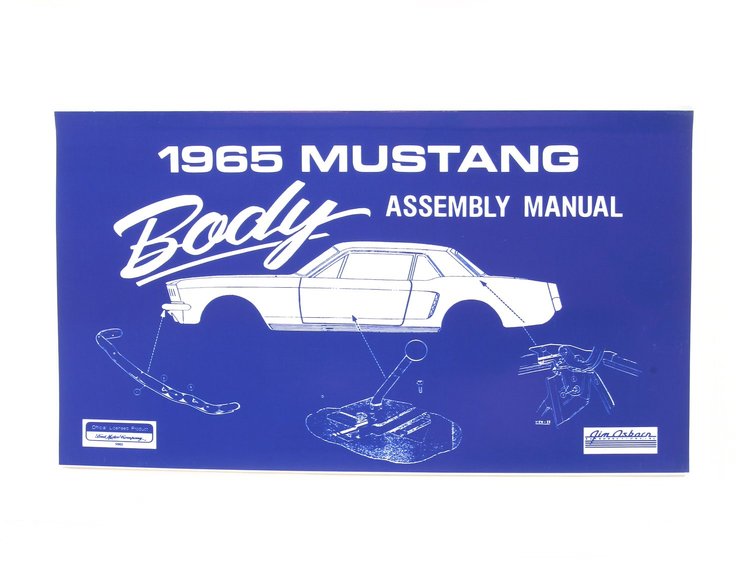Body Assembly Manual for 1965 Ford Mustang
