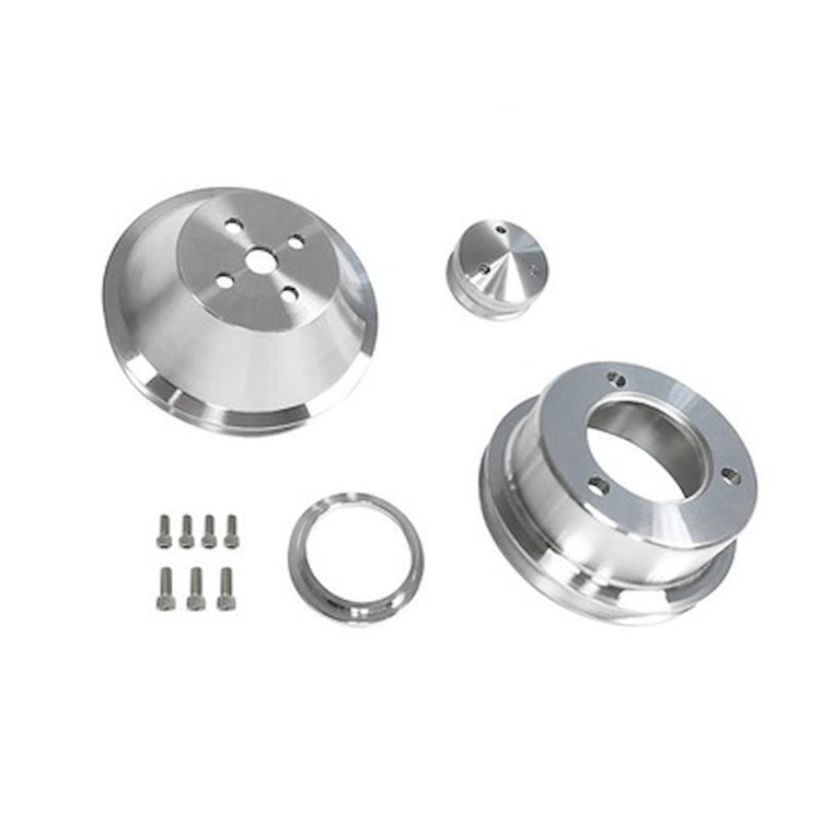 B-F101 65-69 289-302 Billet Pulley Kit Single Groove
