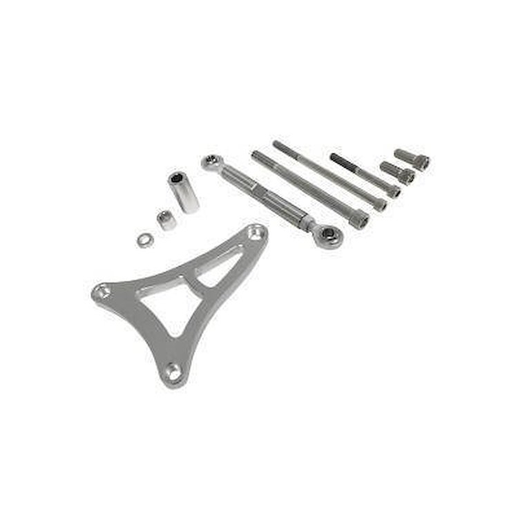 Billet Aluminum Alternator Bracket Kit for 1965-1969 Ford Mustang 289-302 [Natural]