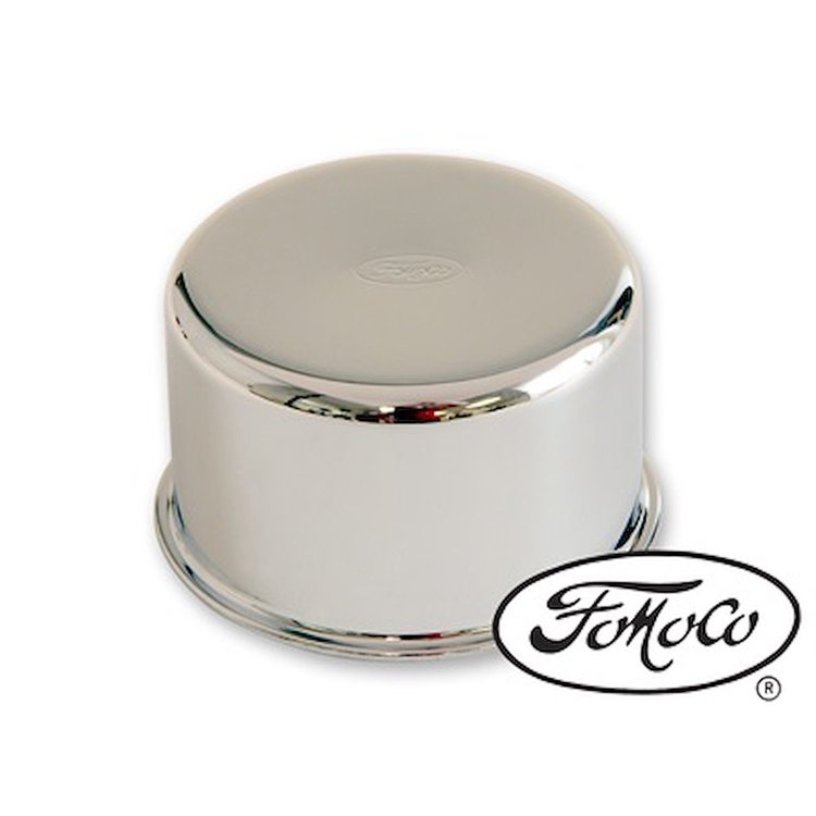 Oil Filler Cap Push-On for 1964-1968 Ford Mustang [Chrome Steel]