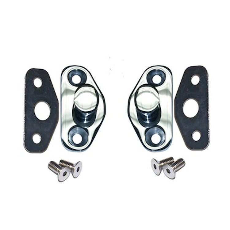 C2OZ-6222008-SS Polished Stainless Steel Door Latch Striker Assemblies