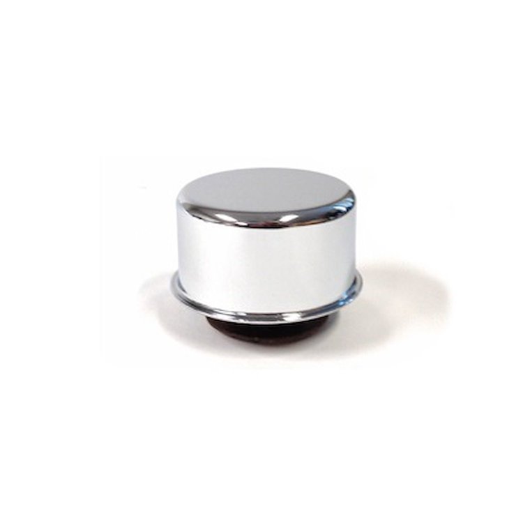 C3AZ-6766-E Oil Caps (Twist-on, chrome, Motorcraft)