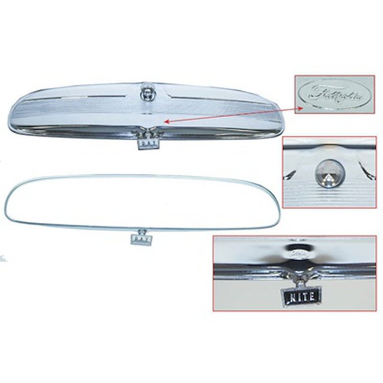 C4AZ-17700-FMC 1964-66 Day/Night Mirror W Fomoco