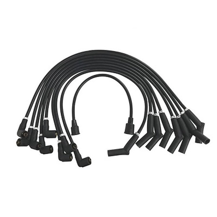 C5OZ-12259-BK8 8mm Ford Logo Ignition Wires Black