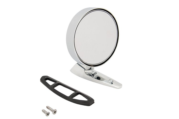 Dummy Remote Round Door Mirror 1964-1966 Ford Mustang