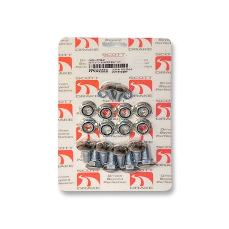 C5ZZ-17758-K Mustang Bumper Bolt Kit, Standard, 20 Piece Kit