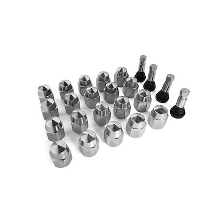 C5ZZ-1012-KIT Style Steel Rim Lug Nut Kit