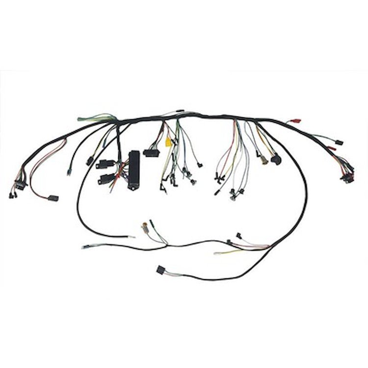 C5ZZ-14401-WL2P 1965 Under-Dash Harness W/Premium Fusebox,Relays,2-Spd Heater& Lamps