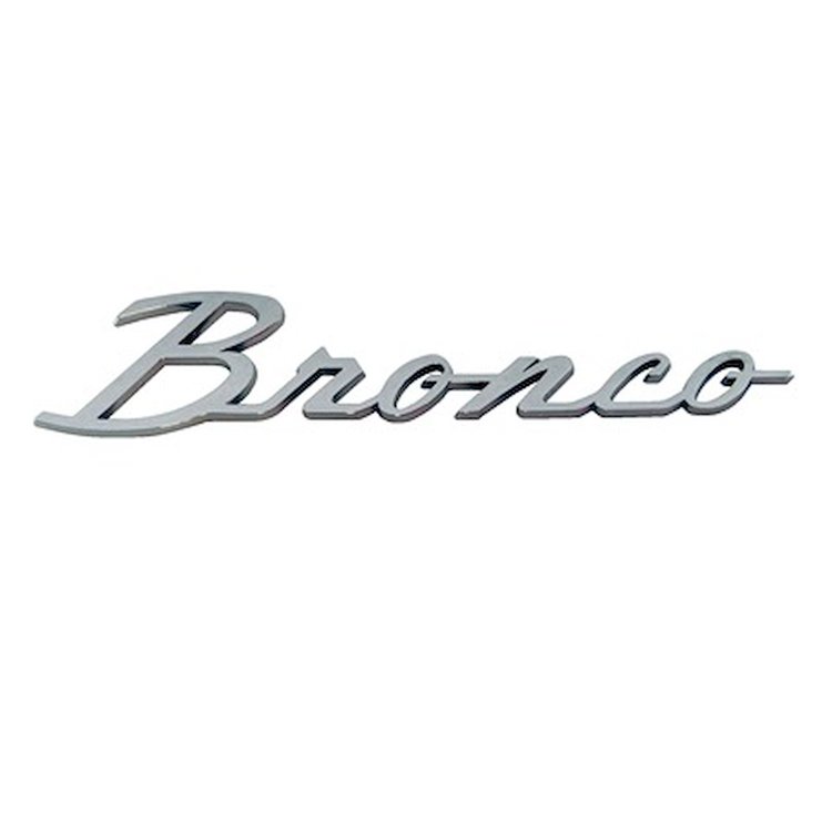 C6TZ-16098-B Fender Emblem, Bronco Script