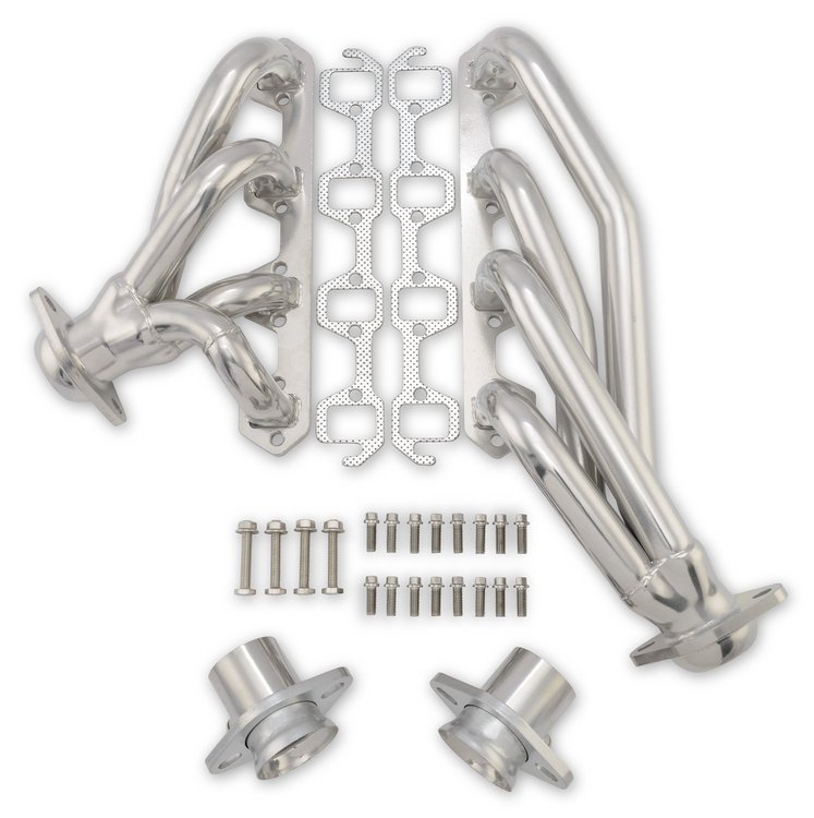 C6TZ-9430-CC-SH Shorty Headers 1966-1977 Ford Bronco [Silver Ceramic Coated]