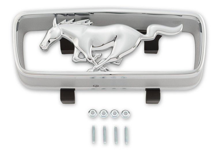 C6ZZ-8213-A Grill Emblem Horse and Corral