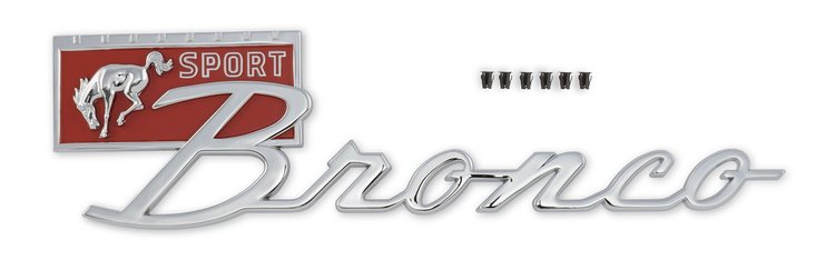 C7TZ-16098-A Fender Emblem for 1967-1977 Ford Bronco Sport