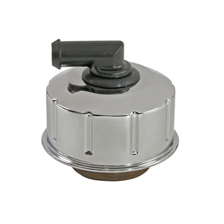 Twist-On Oil Filler Cap for 1968-1970 Ford Mustang [Chrome Steel]