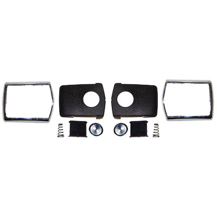 C8AZ-65611A72CK 1968-70 Mustang Seat Belt Buckle Restoration Kit-Deluxe Chrome